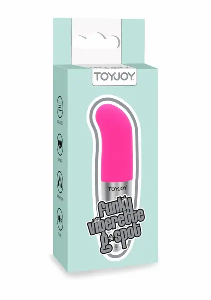ToyJoy Viberette G-Spot kompaktni intimni masažer roze 13 cm
