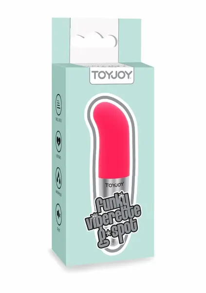 ToyJoy Viberette G-Spot kompaktni intimni masažer, roze, 13 cm