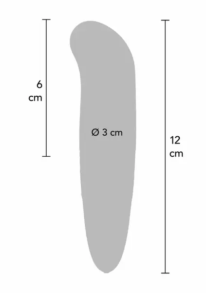 ToyJoy Viberette G-Spot kompaktni intimni masažer, roze, 13 cm