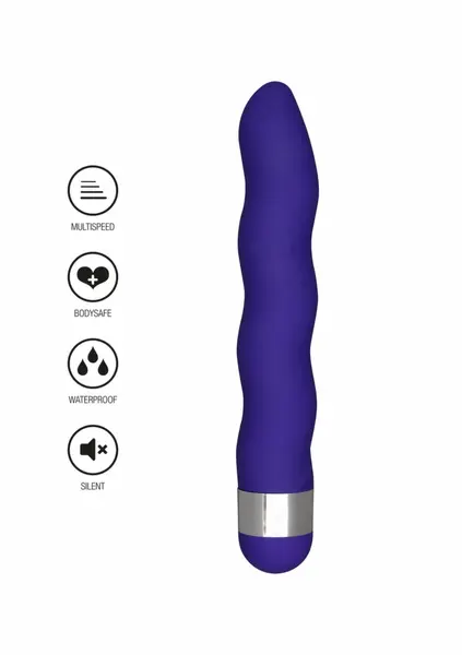 ToyJoy Funky Wave Vibrette vibrator talasastog oblika vodootporan ABS roze