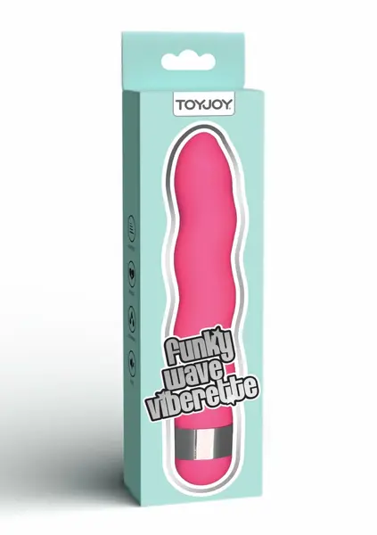ToyJoy Funky Wave Vibrette vibrator vodootporni ABS sa podesivom vibracijom roze