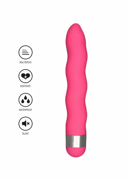 ToyJoy Funky Wave Vibrette vibrator vodootporni ABS sa podesivom vibracijom roze