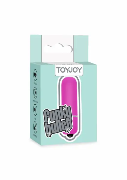 ToyJoy Funky Bullet kompaktni vibrator roze 8713221188069