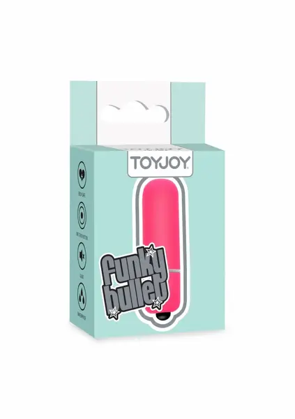 ToyJoy Funky Bullet kompaktni vibrator roze 8713221188052