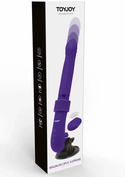 TOYJOY Magnum Opus Supreme Thruster 2 Purple 31cm intimna mašina
