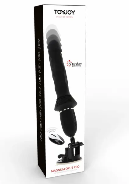 ToyJoy Magnum Opus Thruster Pro napredni sistem za penetraciju, produžetak od 8cm, crni