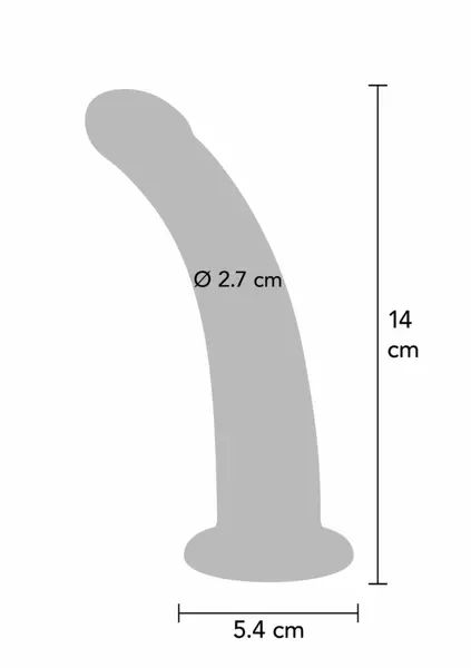 ToyJoy Get Real Harness Dong Silicone M, anatomski silikonski dildo za strap on