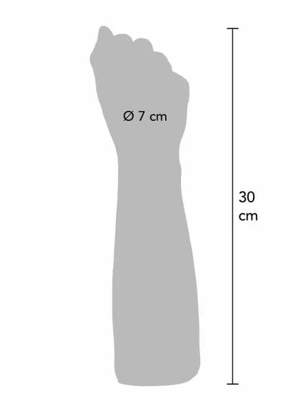 ToyJoy Get Real Extreme The Fist Dong PVC 30 cm anatomski model
