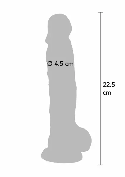 TOYJOY Get Real Clear TPE Model 22.5 cm providna intimna igračka