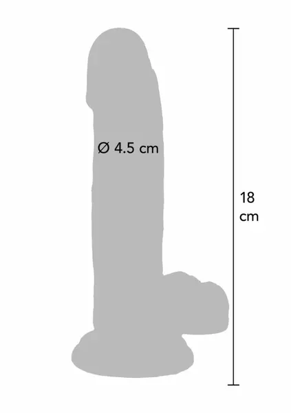 TOYJOY Get Real Clear Model TPE 18 cm providna intimna igračka