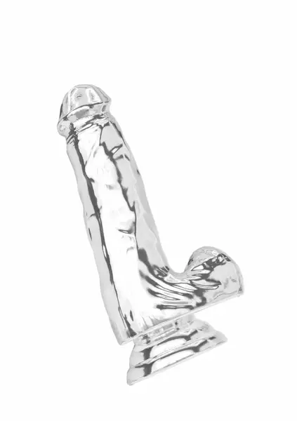 TOYJOY Get Real Clear Dildo TPE 16 cm, transparentan i fleksibilan model