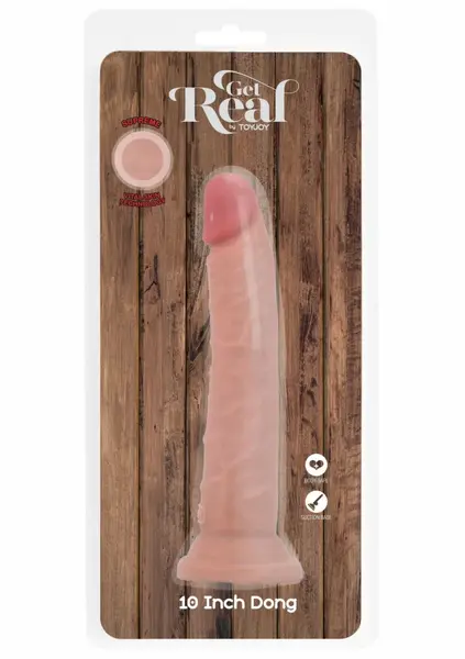 TOYJOY Get Real Deluxe Dual Density Dong TPE 26.5 cm, Supreme Vital Skin