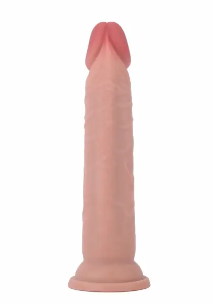 TOYJOY Deluxe Dual Density Dong TPE 21 cm Supreme Vital Skin sa vakuum postoljem