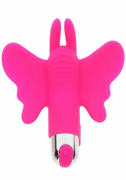 ToyJoy Butterfly Pleaser punjivi mini silikonski masažer za prst sa 7 modova vibracije