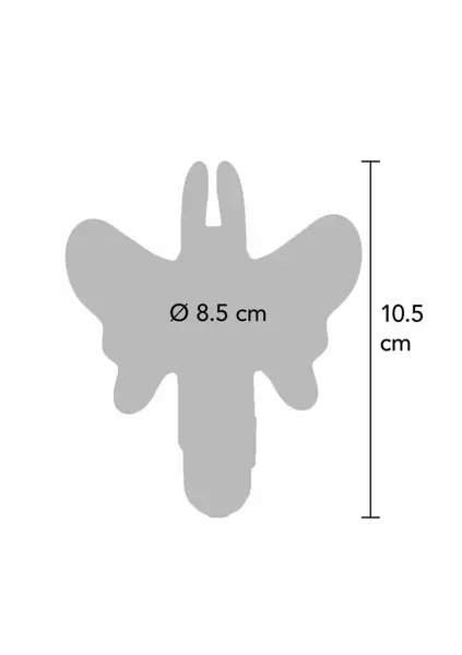 ToyJoy Butterfly Pleaser punjivi mini silikonski masažer za prst sa 7 modova vibracije