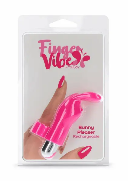 ToyJoy Bunny Pleaser punjivi mini silikonski masažer za prst USB 7 modova