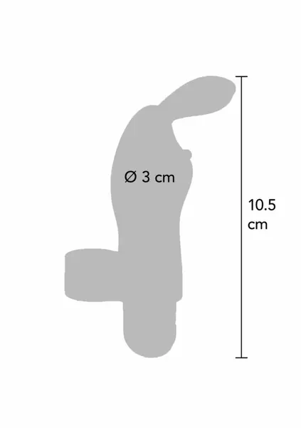ToyJoy Bunny Pleaser punjivi mini silikonski masažer za prst USB 7 modova