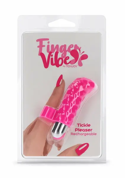 ToyJoy Tickle Pleaser punjivi mini silikonski masažer za prst sa 7 modova rada