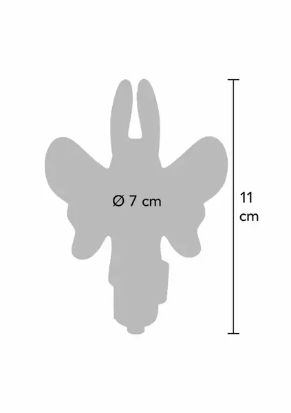 ToyJoy Butterfly Pleaser mini silikonski masažer za prst, 1 brzina, roze
