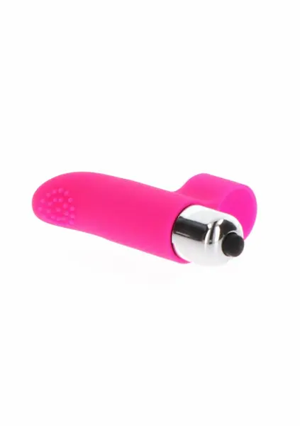 ToyJoy Tickle Pleaser mini silikonski masažer za prst sa jednom brzinom u ljubičastoj boji