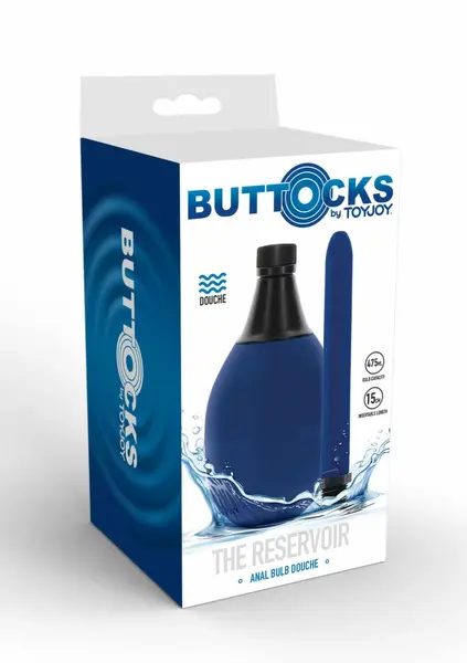 TOYJOY analni tuš sa rezervoarom 475 ml, ergonomski higijenski sistem