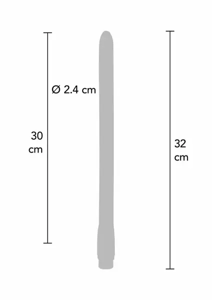 ToyJoy Buttocks The Surge analni tuš 30 cm fleksibilno silikonsko crevo za higijenu