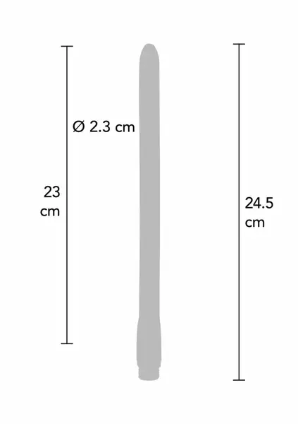 ToyJoy Buttocks The Streamer analni tuš 23 cm fleksibilni silikonski sistem