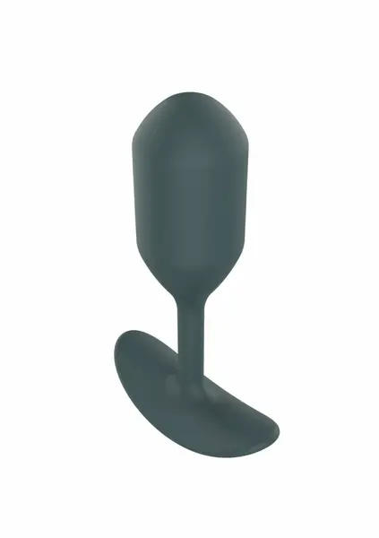 ToyJoy The Athlete otežani silikonski analni čep 12cm 230g crni