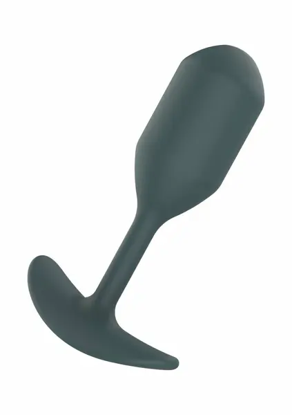 ToyJoy The Athlete otežani silikonski analni čep 12cm 230g crni
