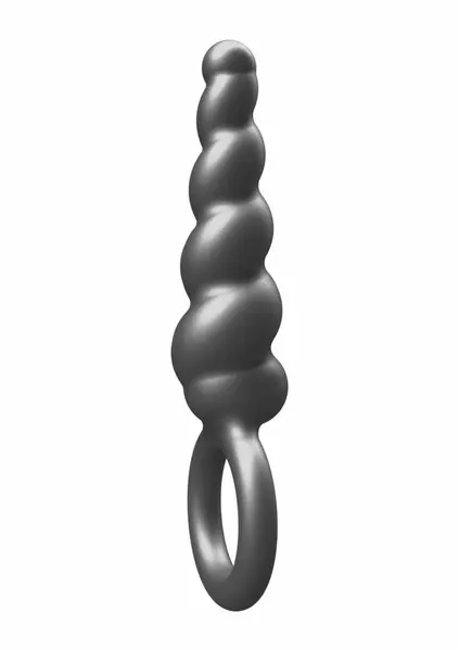 TOYJOY The Screw Plug silikonski analni čep sa metalik završnicom srednji 8713221833075