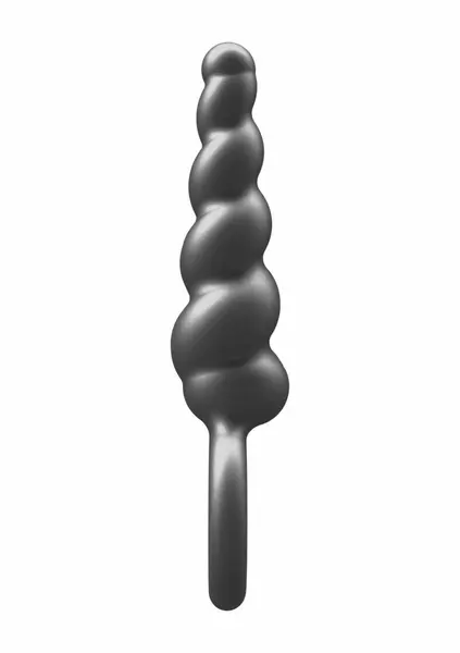 TOYJOY The Screw Plug silikonski analni čep sa metalik završnicom srednji 8713221833075