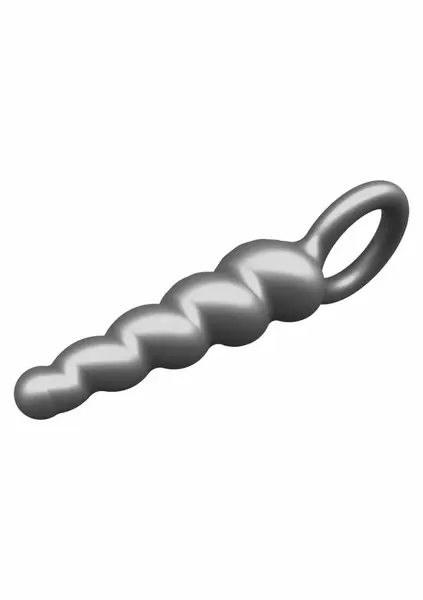 TOYJOY The Screw Plug silikonski analni čep sa metalik završnicom srednji 8713221833075