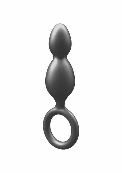 TOYJOY The Plugger analni čep sa dve kuglice silikon sa metalik sjajem 12 cm