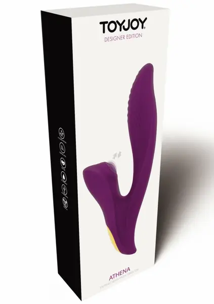 ToyJoy Athena vibrator sa efektom tapkanja i dva motora od vodootpornog silikona