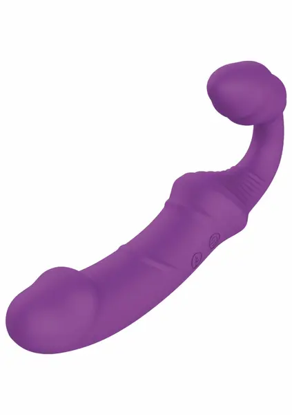 ToyJoy Nymphea vibrator za parove bez kaiševa, daljinski upravljač, silikon, USB, roze