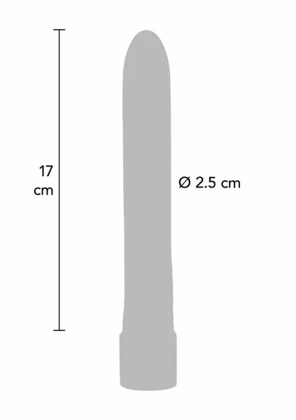 ToyJoy Retro Ultra Slimline vibrator, kompaktan model za preciznu stimulaciju u srebrnoj boji