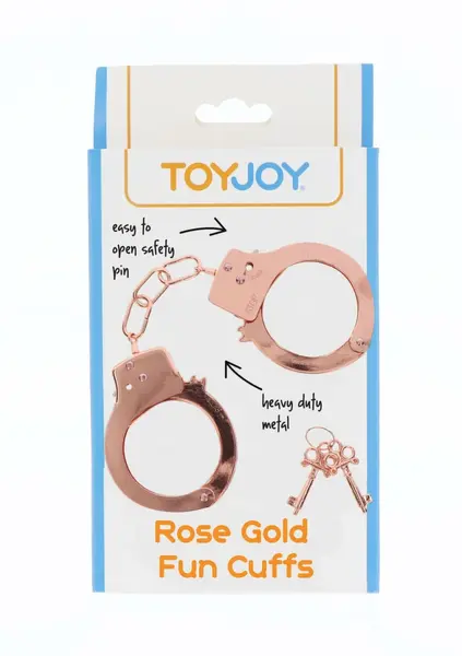 TOYJOY metalne lisice podesive čelične lisice za vezivanje srebrne 8713221828453