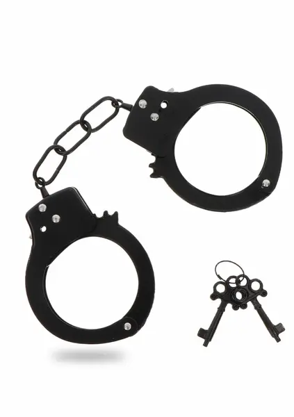 TOYJOY metalne lisice sa podesivim i sigurnosnim sistemom zaključavanja u srebrnoj boji