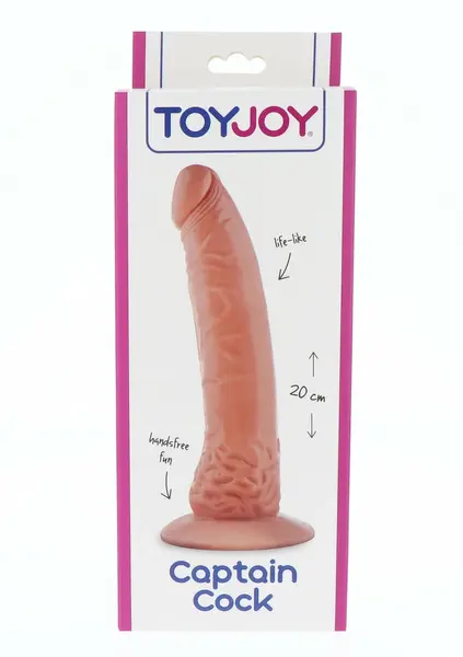 ToyJoy Captain Cock Dong 20 cm anatomski model, telesna boja, PVC materijal