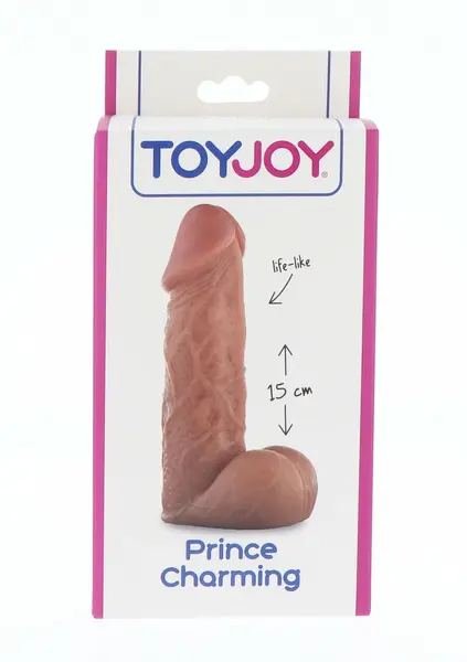 ToyJoy Prince Charming Dong 15 cm silikonski anatomski model, boja kože