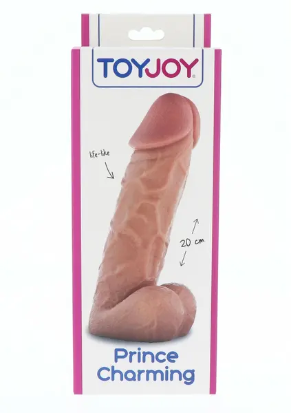 ToyJoy Prince Charming Dong anatomski model od 20 cm u prirodnoj boji kože od PVC materijala