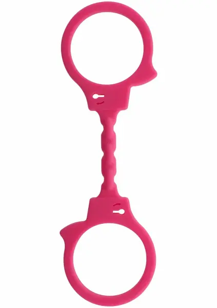ToyJoy Stretchy Fun Cuffs silikonske fleksibilne lisice za ruke crne