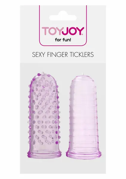 ToyJoy Sexy Finger Ticklers TPR navlaka za prst sa teksturom, prozirna