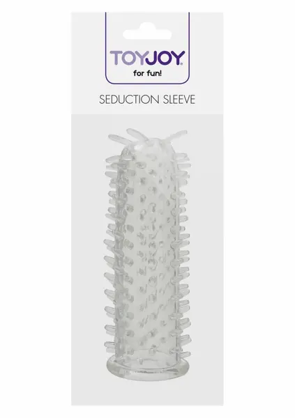 ToyJoy Seduction Sleeve providni teksturisani intimni produžetak od TPR materijala