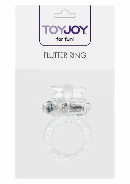 ToyJoy Flutter Ring vibrirajući silikonski intimni prsten sa podesivom veličinom