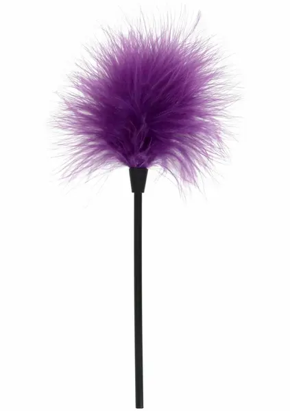 ToyJoy Sexy Feather Tickler elegantno senzualno pero od ćurećeg perja crno