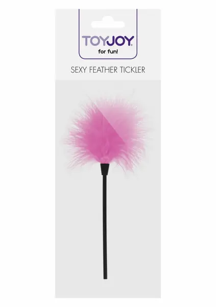 ToyJoy Sexy Feather Tickler Black elegantan i senzualan dodatak sa perjem