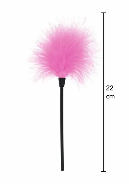 ToyJoy Sexy Feather Tickler Black elegantan i senzualan dodatak sa perjem
