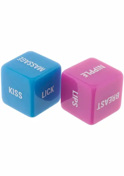 ToyJoy Lovers Dice romantične kockice za igru zabavna aktivnost za parove
