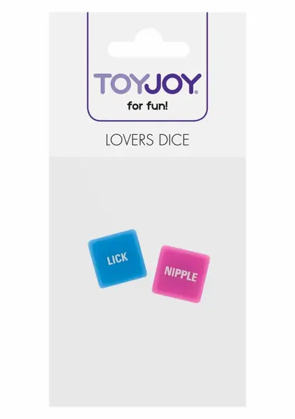 ToyJoy Lovers Dice romantične kockice za igru zabavna aktivnost za parove